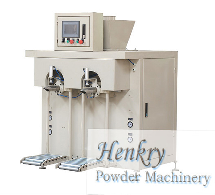 Automatic Double Outlet Bag Packing Machine , Powder Packaging Systems